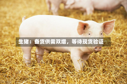 生猪：备货供需双增	，等待现货验证-第1张图片
