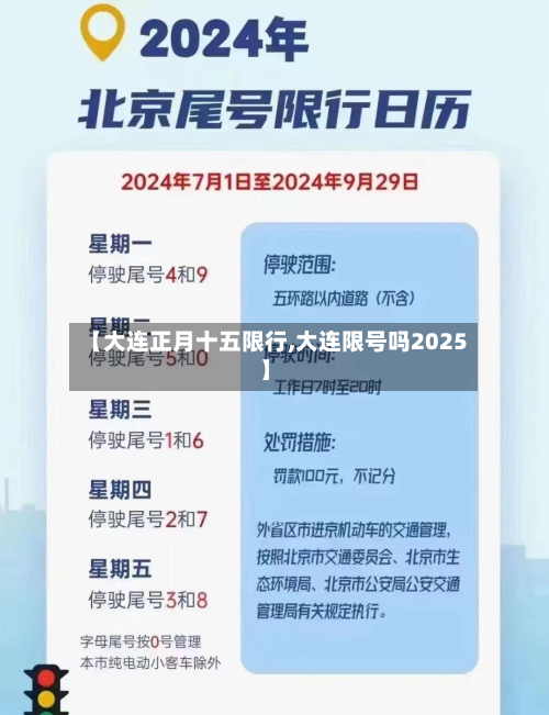 【大连正月十五限行,大连限号吗2025】-第2张图片