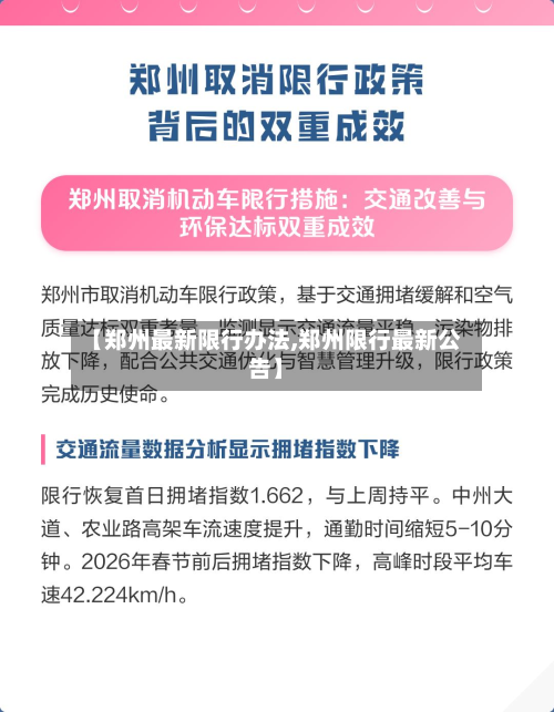 【郑州最新限行办法,郑州限行最新公告】-第2张图片