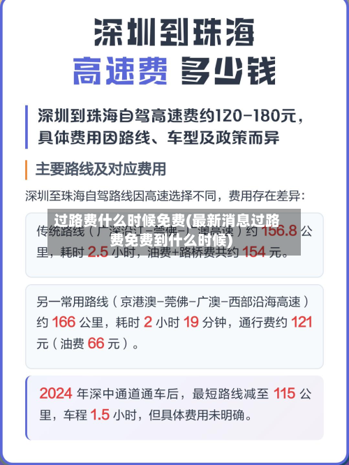 过路费什么时候免费(最新消息过路费免费到什么时候)