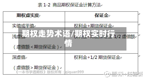 期权走势术语/期权实时行情-第2张图片