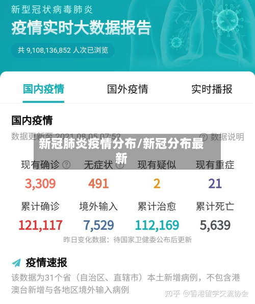 新冠肺炎疫情分布/新冠分布最新