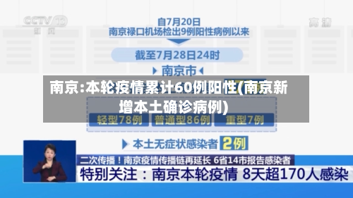 南京:本轮疫情累计60例阳性(南京新增本土确诊病例)-第2张图片