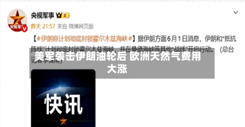 美军袭击伊朗油轮后 欧洲天然气费用
大涨-第2张图片