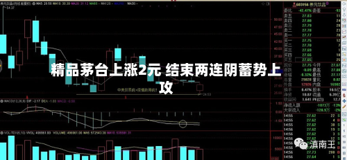 精品茅台上涨2元 结束两连阴蓄势上攻