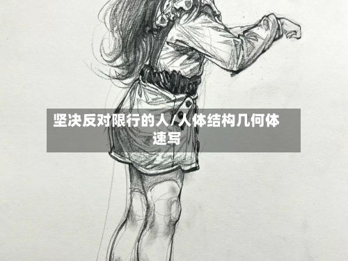 坚决反对限行的人/人体结构几何体速写