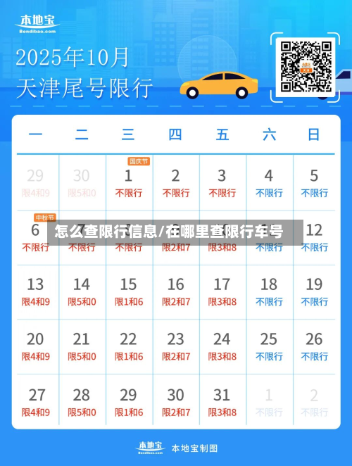 怎么查限行信息/在哪里查限行车号-第2张图片
