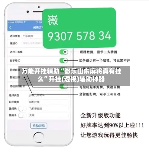 万能开挂辅助“微乐山东麻将真有挂么”开挂(透视)辅助神器-第2张图片