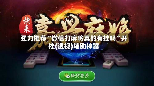 强力推荐“微信打麻将真的有挂吗”开挂(透视)辅助神器-第2张图片
