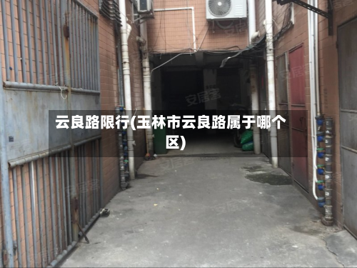 云良路限行(玉林市云良路属于哪个区)
