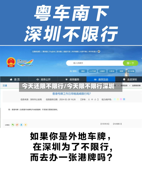 今天还限不限行/今天限不限行深圳