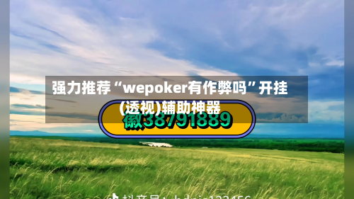 强力推荐“wepoker有作弊吗	”开挂(透视)辅助神器-第2张图片
