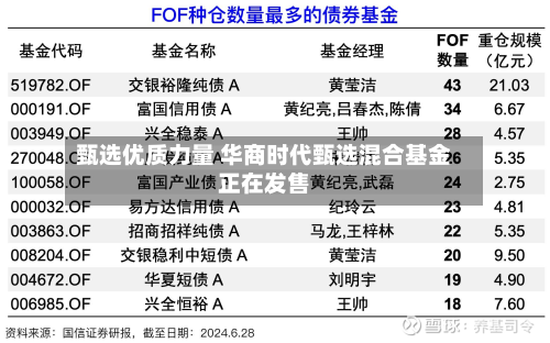 甄选优质力量 华商时代甄选混合基金正在发售-第3张图片