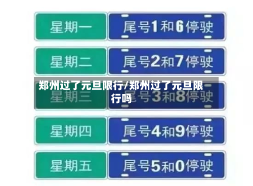 郑州过了元旦限行/郑州过了元旦限行吗-第2张图片