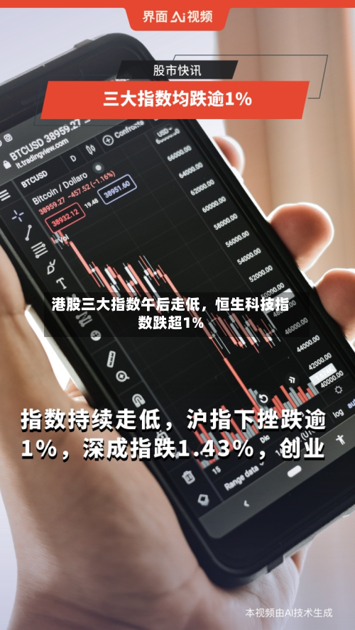 港股三大指数午后走低	，恒生科技指数跌超1%-第2张图片
