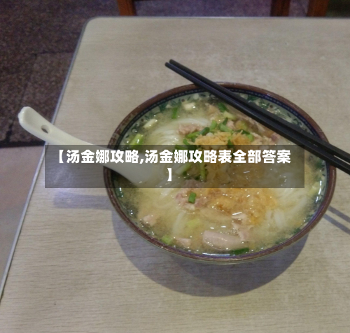 【汤金娜攻略,汤金娜攻略表全部答案】
