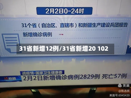 31省新增12例/31省新增20 102-第2张图片