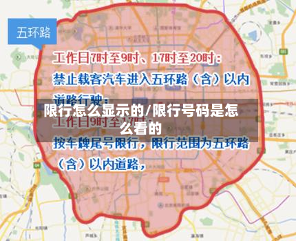 限行怎么显示的/限行号码是怎么看的-第2张图片