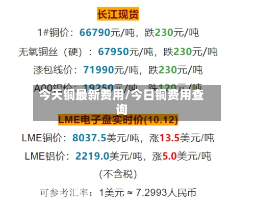 今天铜最新费用/今日铜费用查询-第3张图片