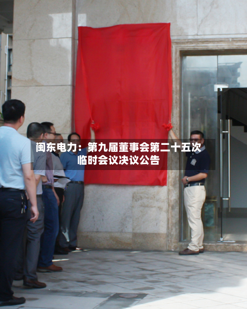 闽东电力：第九届董事会第二十五次临时会议决议公告