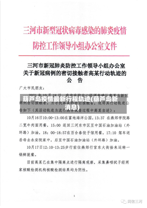 葫芦岛疫情最新行程轨迹(葫芦岛新消息)
