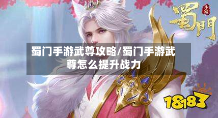 蜀门手游武尊攻略/蜀门手游武尊怎么提升战力