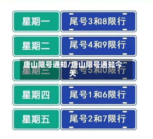 唐山限号通知/唐山限号通知今天