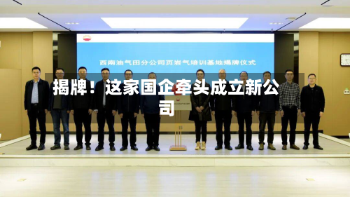 揭牌!这家国企牵头成立新公司-第3张图片