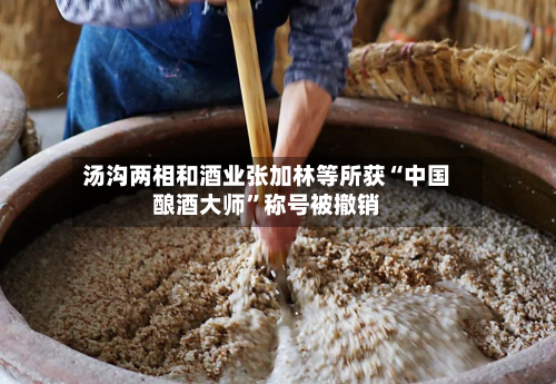 汤沟两相和酒业张加林等所获“中国酿酒大师	”称号被撤销-第2张图片