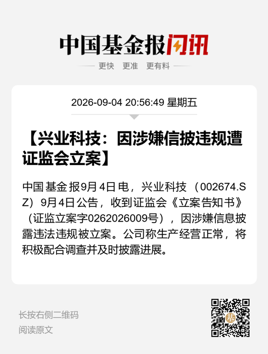 002674，被证监会立案调查