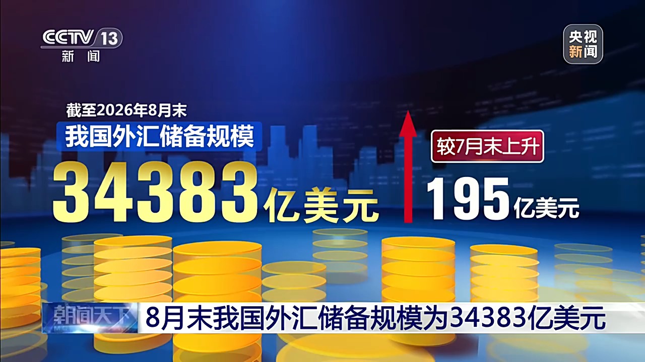 视频丨8月末我国外汇储备环比上升195亿美元 如何看待未来走势？
